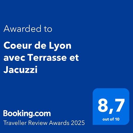 Coeur De Lyon Avec Terrasse Et Jacuzzi Apartment ภายนอก รูปภาพ