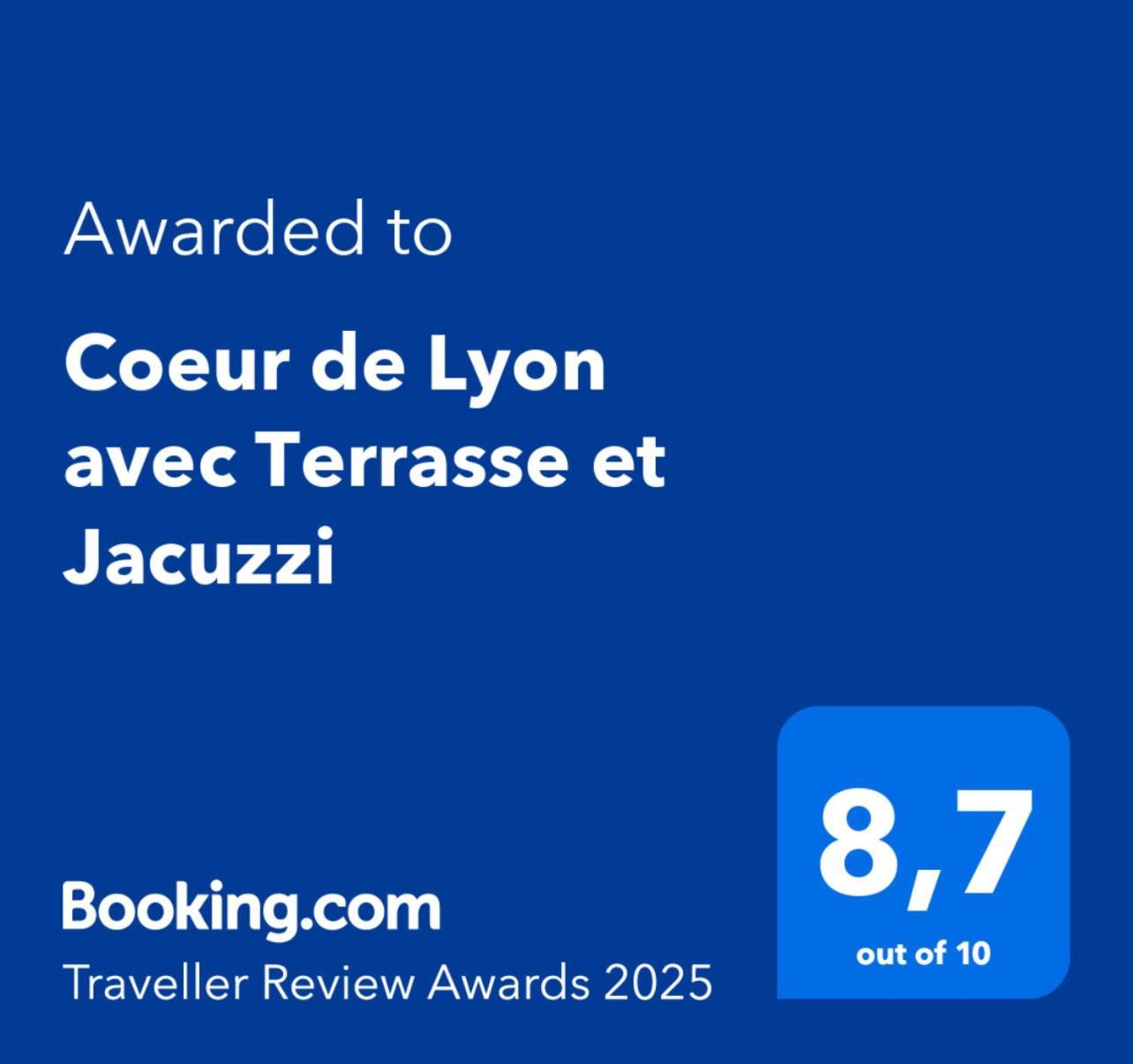 Coeur De Lyon Avec Terrasse Et Jacuzzi Apartment ภายนอก รูปภาพ